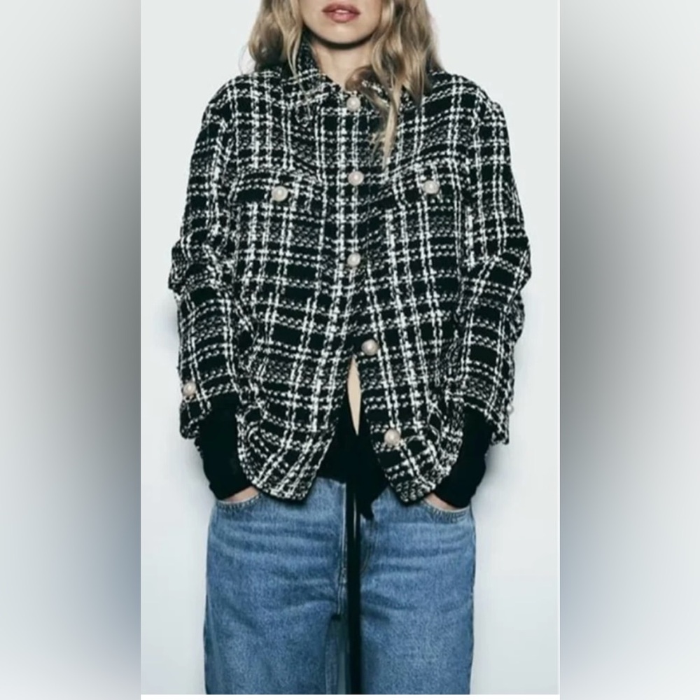Zara Boucle Shacket